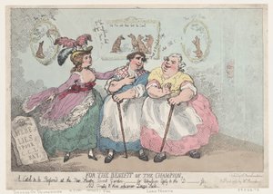 Para el beneficio del campeón, 20 de mayo de 1784 de Thomas Rowlandson