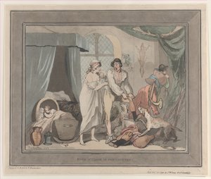 Las cuatro en el campo, 20 de octubre de 1790 de Thomas Rowlandson