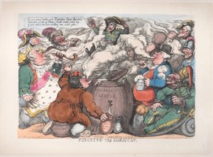 Funcking el Corso, 6 de diciembre de 1813 de Thomas Rowlandson