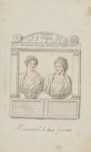 Altar fúnebre de Julia Secunda y Cornelia Tyché de Thomas Rowlandson