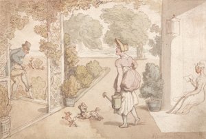 Jardinería de Thomas Rowlandson