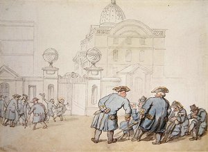 Hospital de Greenwich de Thomas Rowlandson