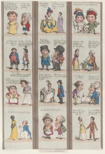 Bordes grotescos para habitaciones y pasillos, [1800], reimpresión de Thomas Rowlandson