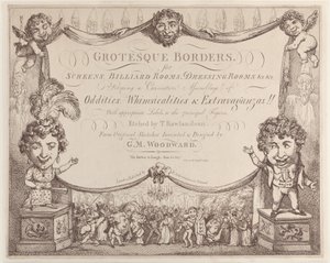Bordes Grotescos para Pantallas, Salas de Billar, Vestidores, etc., 1799-1800