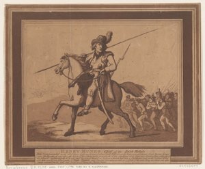 Henry Munro, líder de los rebeldes irlandeses de Thomas Rowlandson