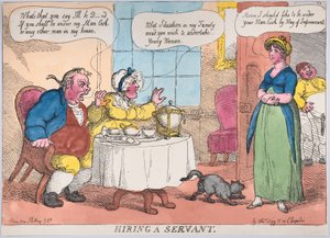 Contratando a un sirviente, 1811