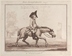 Logros del caballo, Boceto 3: ¡Un silbido!, 1 de agosto de 1799 de Thomas Rowlandson