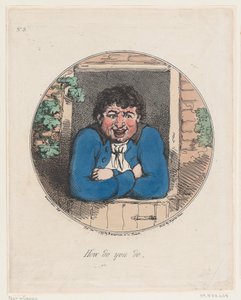 ¿Cómo estás?, 1 de noviembre de 1799 de Thomas Rowlandson
