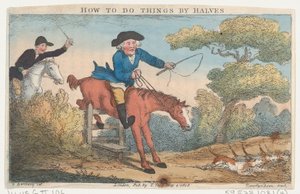 Cómo hacer las cosas a medias, 4 de mayo de 1808 de Thomas Rowlandson
