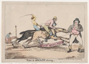 Cómo escapar de perder de Thomas Rowlandson