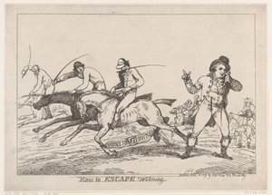 Cómo Escapar Ganando, 22 de noviembre de 1791 de Thomas Rowlandson