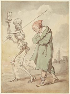 Ilustración para «La danza de la muerte» de Thomas Rowlandson