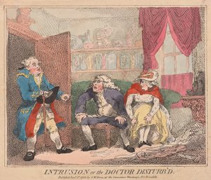 Intrusión o el Doctor Perturbado de Thomas Rowlandson