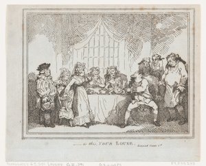 ¿Es este tu piojo?, 1787 de Thomas Rowlandson