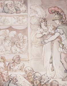 John Bull en la ópera, 1803 de Thomas Rowlandson