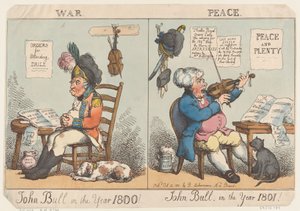 John Bull en el Año 1800! John Bull en el año 1801!, 12 de octubre de 1801