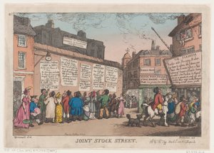 Calle de Acciones Conjuntas, 10 de marzo de 1808 de Thomas Rowlandson