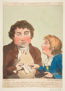 Alegría con tranquilidad Le Brun Travestido, o Caricaturas de las Pasiones de Thomas Rowlandson