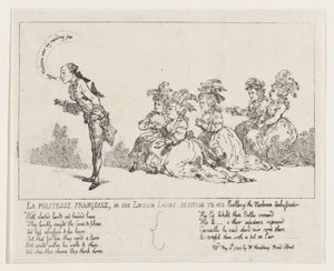 La cortesía francesa, o La petición de las damas inglesas a Su Excelencia el Mushro..., 4 de mayo de 1789