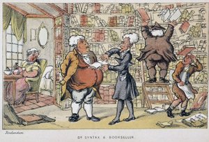 El doctor y un vendedor de libros - en “Doctor Syntax