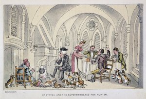 El doctor en una comida de cazadores - en Doctor Syntax