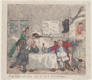 Largos sermones y largos asedios son propensos a adormecer los sentidos, 11 de febrero de 1783 de Thomas Rowlandson