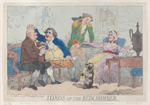 Lores de la cámara de dormir de Thomas Rowlandson