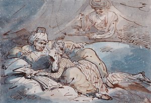 Amor en el Este, c.1787 de Thomas Rowlandson