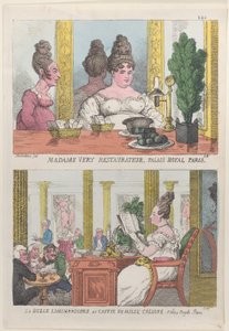 Madame Very Restauranteur, Palais Royal Paris y La Belle Liminaudiere en el Café De Mille