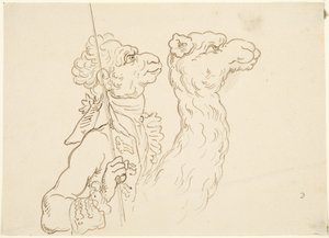 El hombre y el camello de Thomas Rowlandson