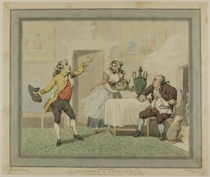 Gestor y vertedor de Thomas Rowlandson