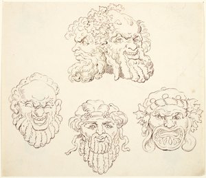 Mascarillas de Thomas Rowlandson