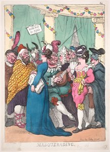 Mascarada, 30 de agosto de 1811 de Thomas Rowlandson