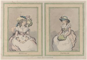 Moderno y prudente, 1 de diciembre de 1791 de Thomas Rowlandson
