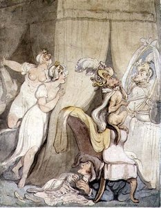 Trucos de Mono, c.1800 de Thomas Rowlandson