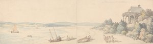 La casa de campo del Sr. Drummond, East Cowes, Isla de Wight de Thomas Rowlandson
