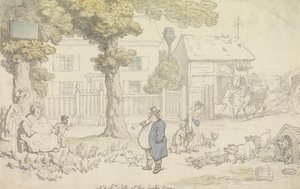 El señor y la señora Jolly en su casa de campo de Thomas Rowlandson