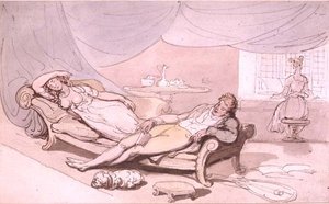Música en casa de Thomas Rowlandson