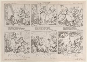 Mi esposa!, 16 de noviembre de 1815 de Thomas Rowlandson