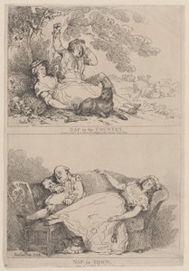 Siesta en el campo, siesta en la ciudad, 1785