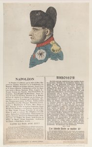 Napoleón, marzo 1814 de Thomas Rowlandson