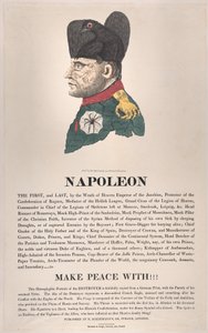 Napoleón, marzo de 1814