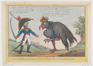 ¡Napoleón el Pequeño enojado con su Gran Águila Francesa!!, 20 de septiembre de 1808