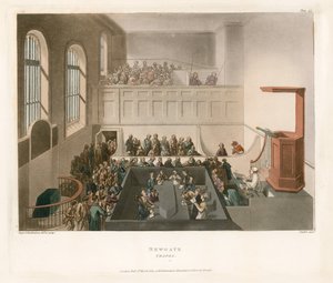 Capilla de Newgate de Thomas Rowlandson