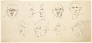 Nueve caricaturas de Thomas Rowlandson