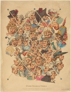 Caracteres extraños de Thomas Rowlandson