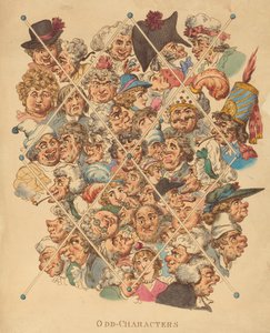 Personajes extraños, publicado en 1801 de Thomas Rowlandson