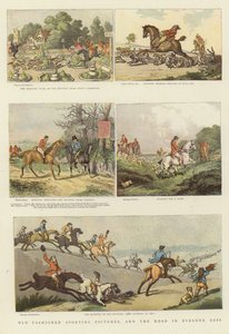 Imágenes deportivas a la antigua de Thomas Rowlandson