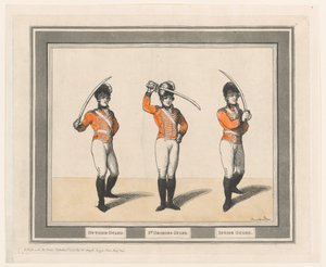 Guardia Exterior, Guardia de San Jorge, Guardia Interior, 1 de septiembre de 1798 de Thomas Rowlandson
