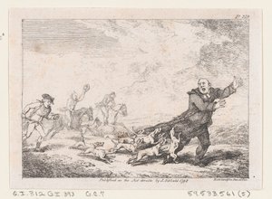 El párroco Adams en una peligrosa aventura de caza, de Las aventuras de Joseph Andre, 1792